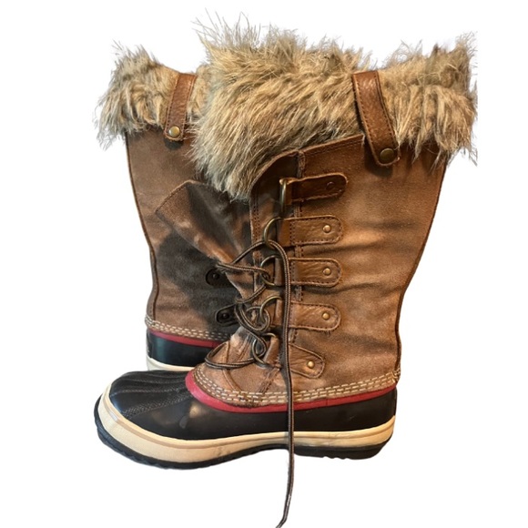 Sorel Joan of Arctic Waterproof Size 7 Winter Boots - Picture 5 of 8